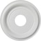 Ekena Millwork Traditional PVC Ceiling Medallion (Canopies up to 7 1/2"), 13"OD x 3 1/2"ID x 1 1/4"P, Unfinished CMP13TR - alternate 1
